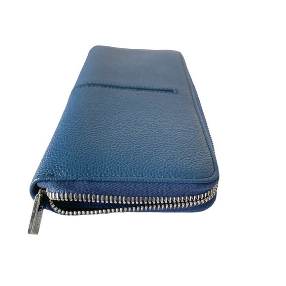 Tod's Italy Blue Zip Continental Wallet Nuova Collection, XAMQCHA1400GPA7Q11 - Picture 2 of 13